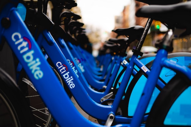 Estación de bicicletas compartidas